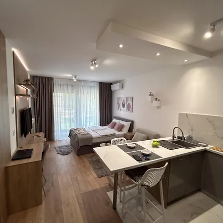 V Park Lux Apartman Belgrad Exterior foto