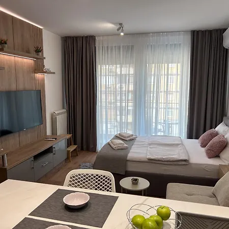 V Park Lux Apartman Belgrad Exterior foto